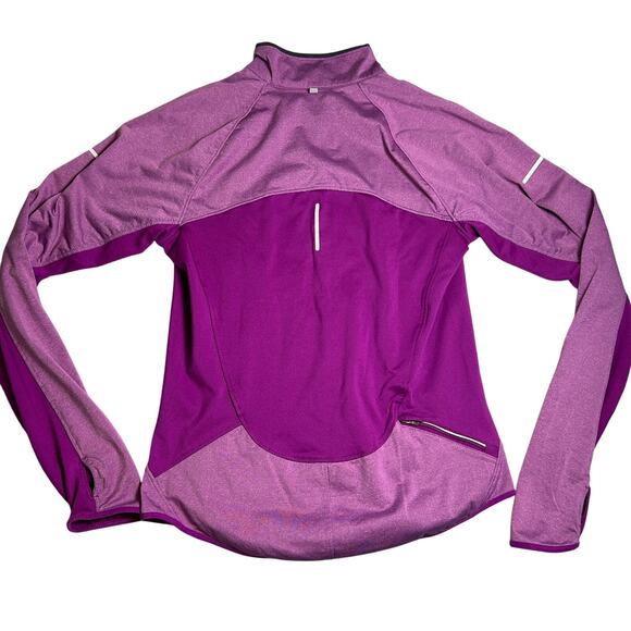 Nike Dri-Fit Full Zip Womens M Magenta Running Activewear Lightweight Colorful - Picture 2 of 11